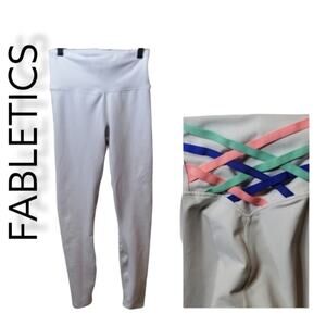 Fabletics Powerhold High Waisted leggings  Color White Size XXS